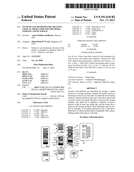 (12) United States Patent (10) Patent No.: US 9,191,610 B2 Kulkarni (45) Date of Patent: Nov