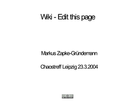 Wiki - Edit This Page