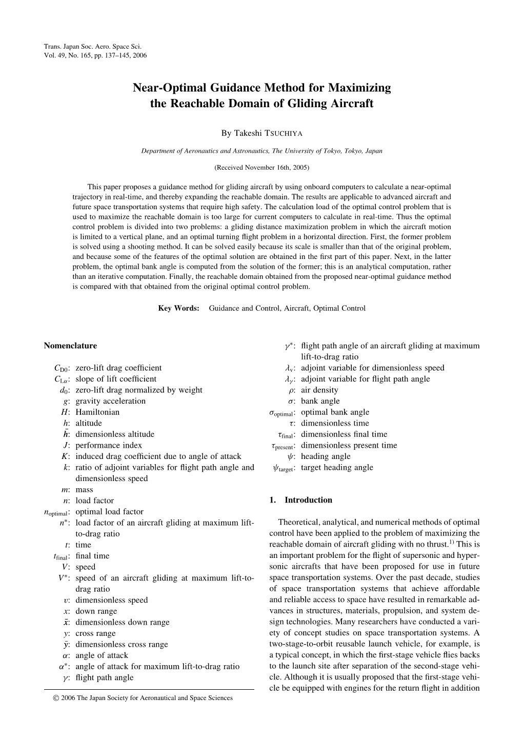 Near-Optimal Guidance Method for Maximizing the Reachable Domain of Gliding Aircraft