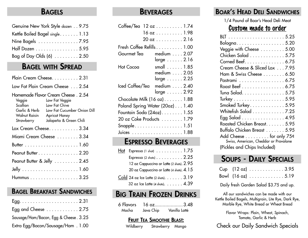 160218 Bodacious Bagel Menu