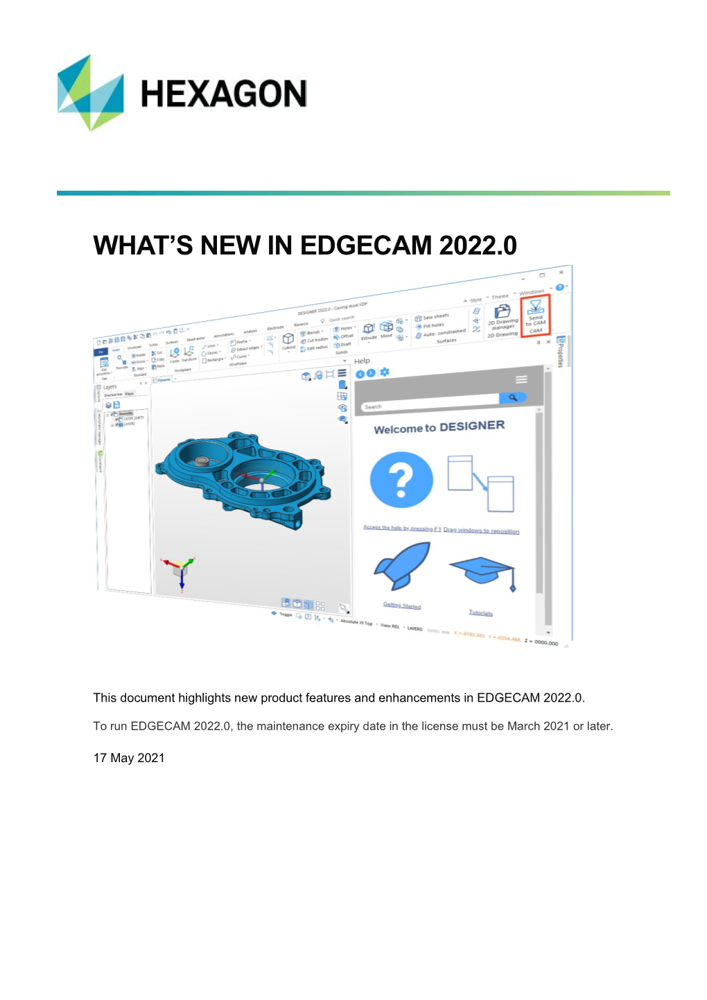 What's New in EDGECAM 2022.0