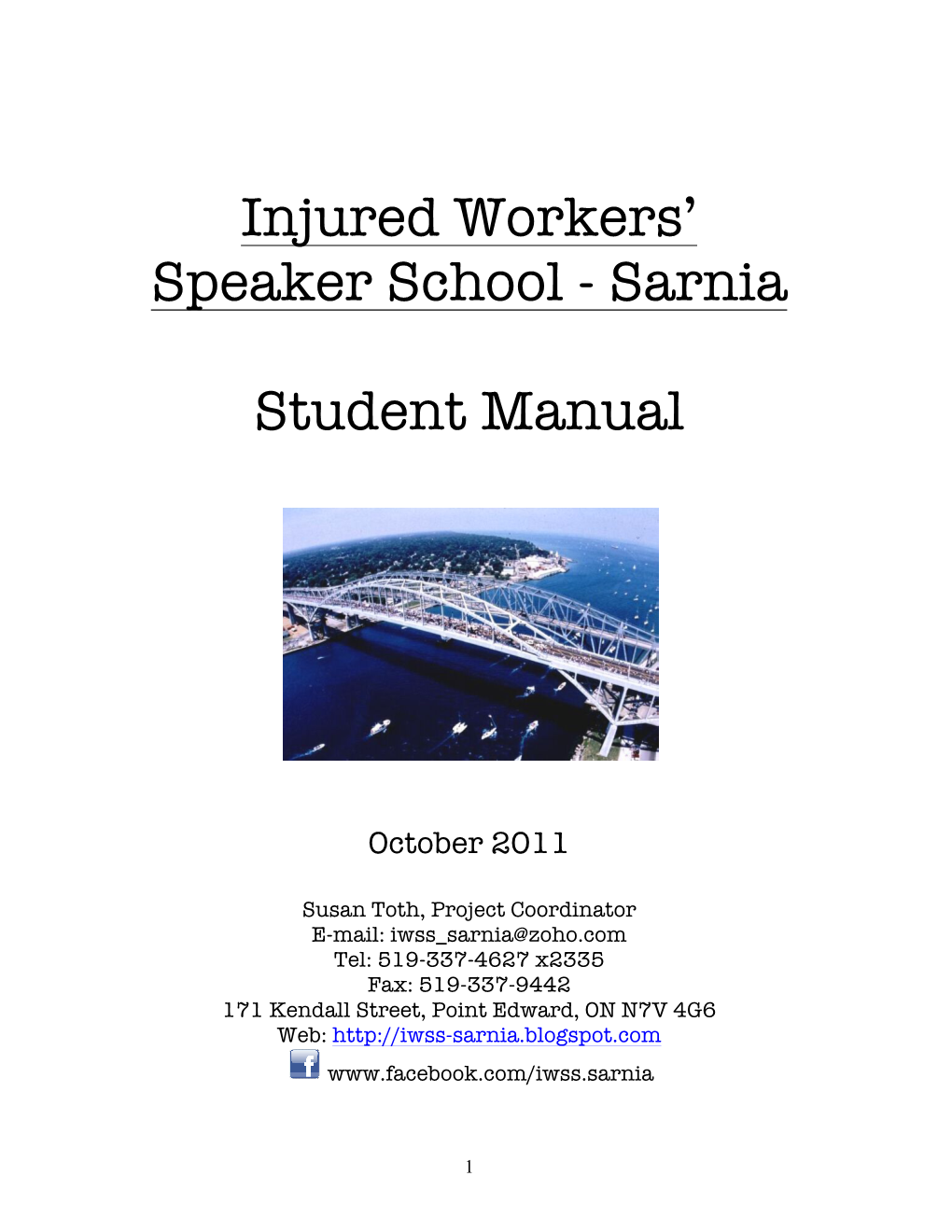 Injured Workers' Speaker School