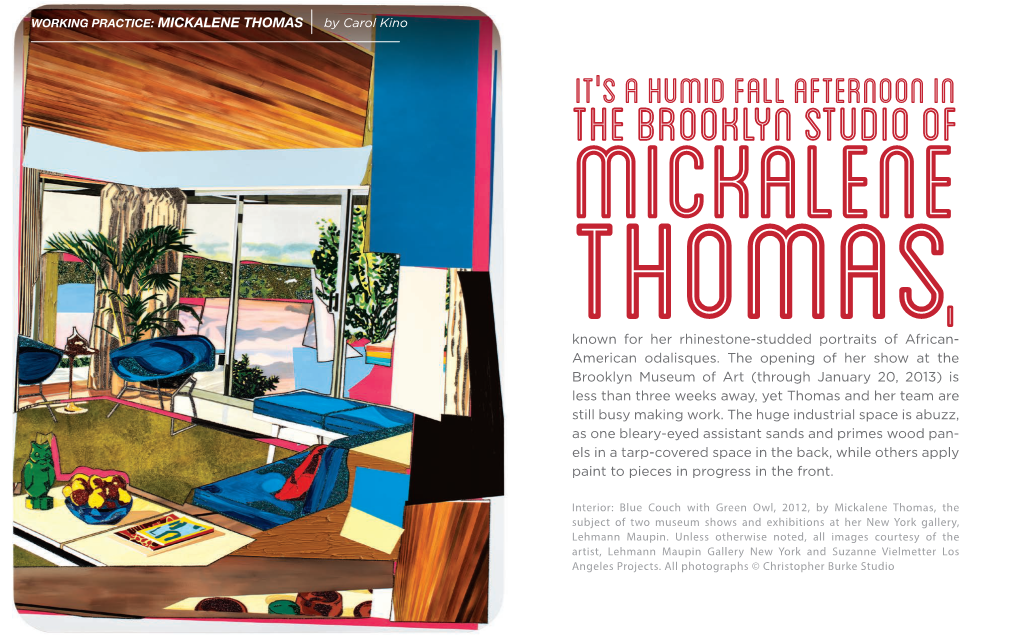 Working Practice: Mickalene Thomas