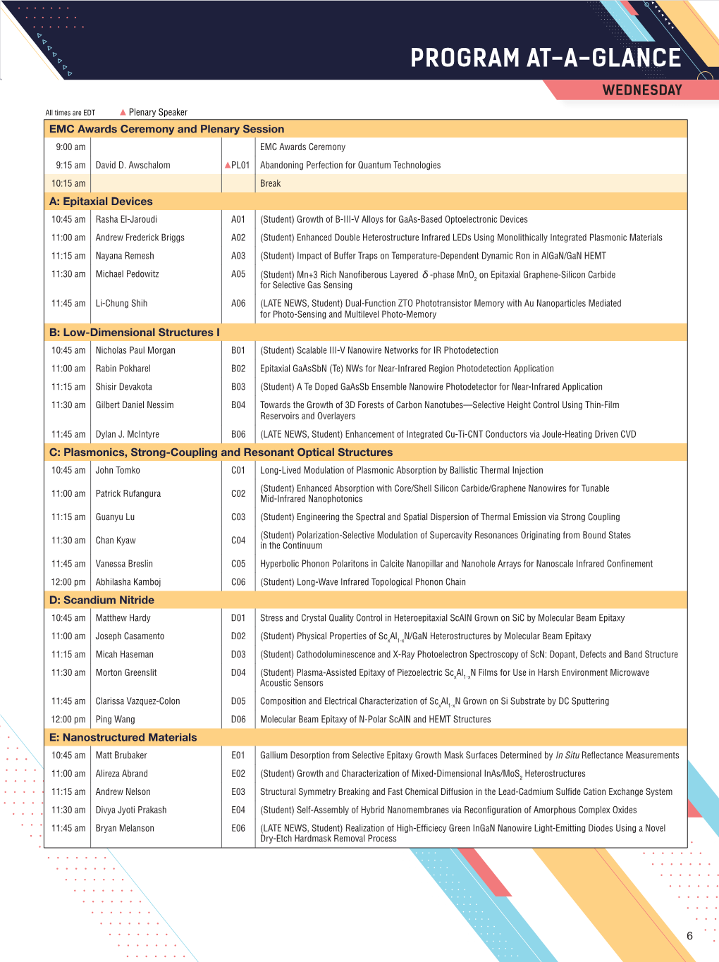 Program-At-A-Glance (PDF)