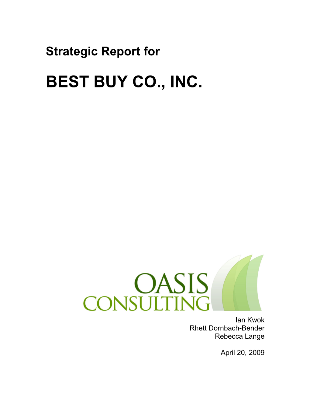 Best Buy Co., Inc