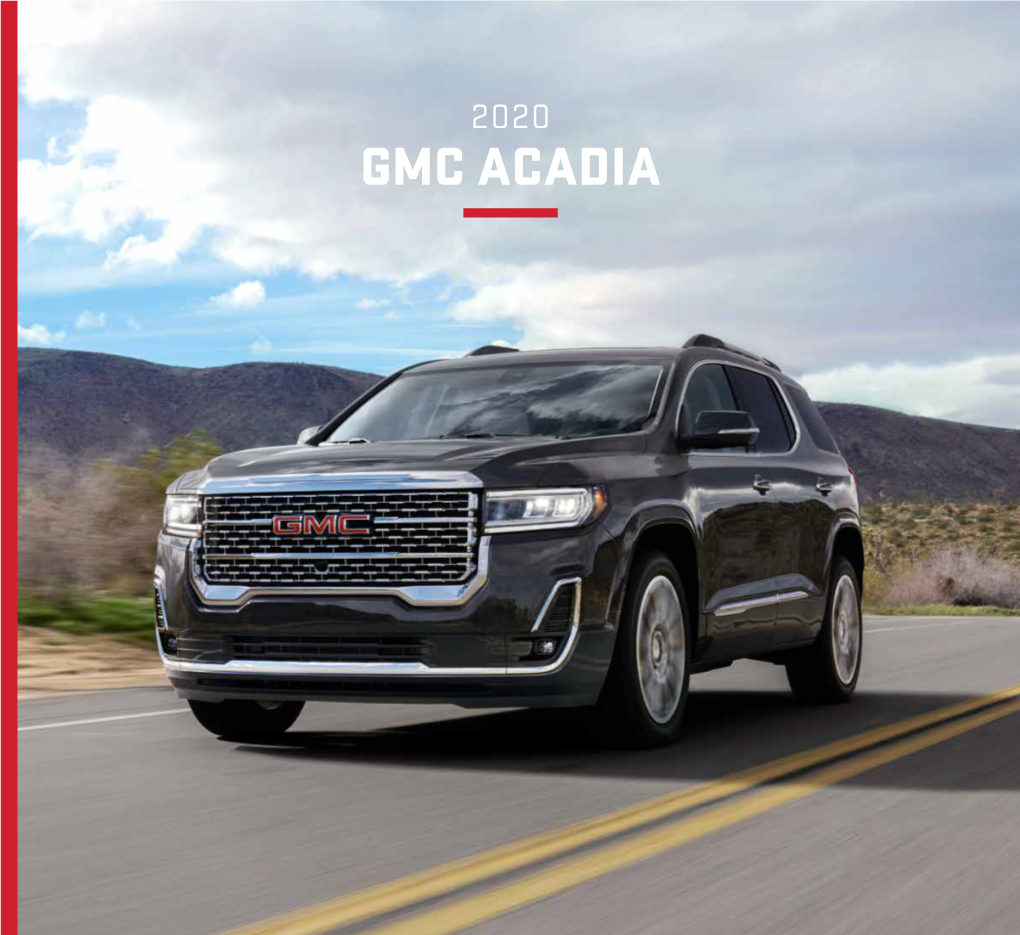 2020 Gmc Acadia Live Like a Pro