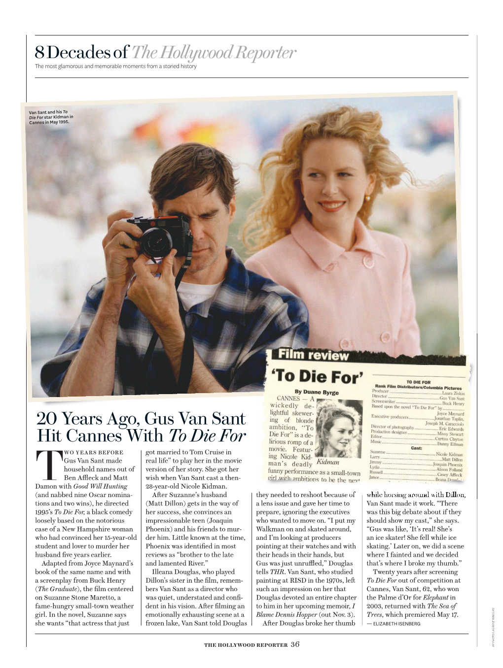 20 Years Ago, Gus Van Sant Hit Cannes with To