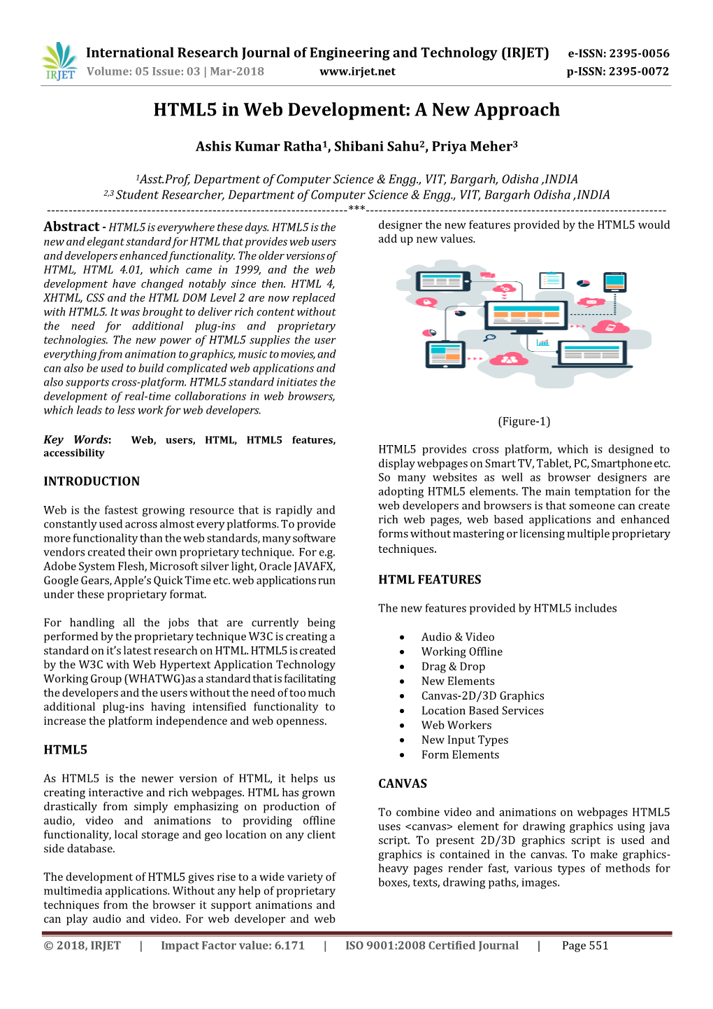 HTML5 in Web Development: a New Approach