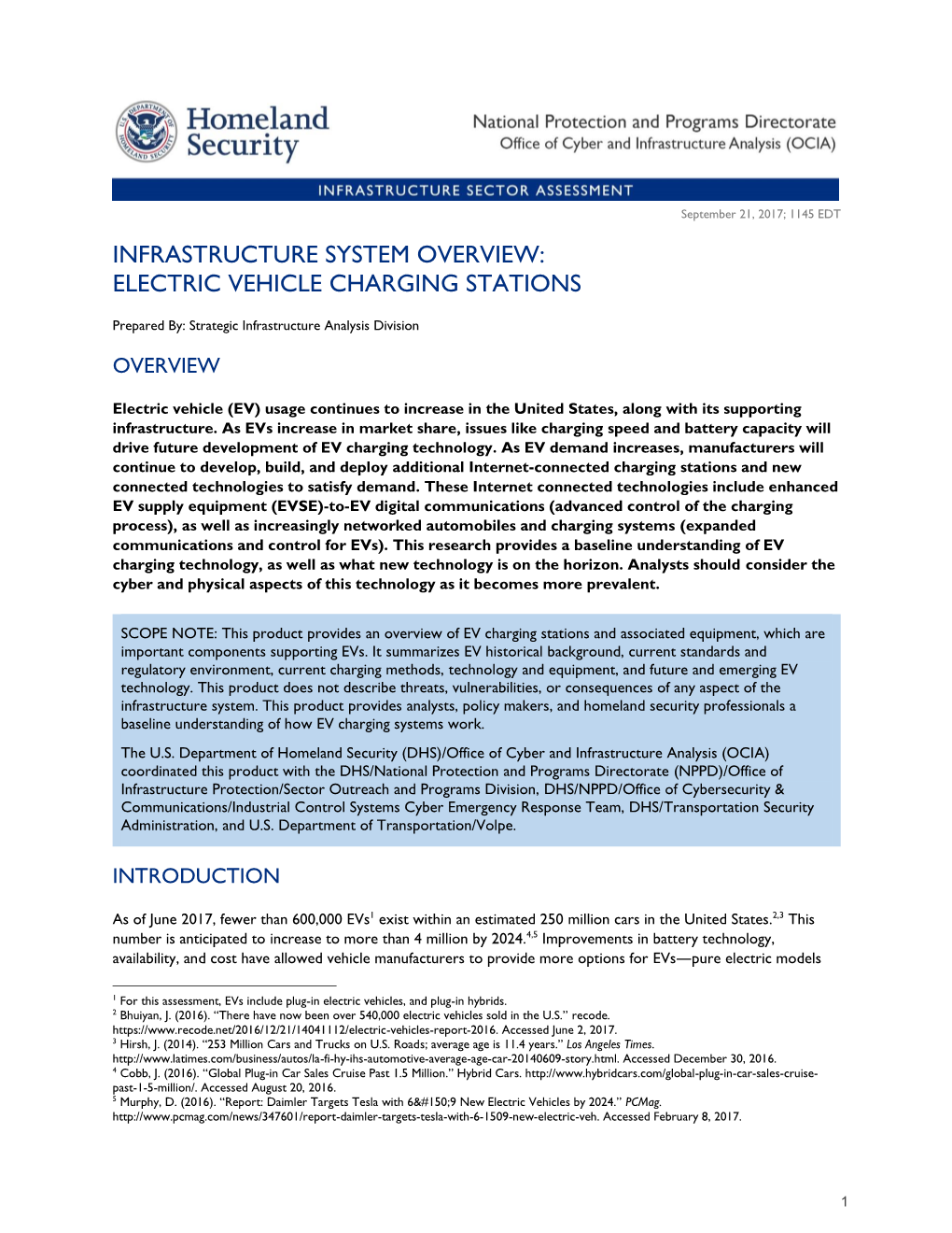 Electric Vehicle Charging Stations