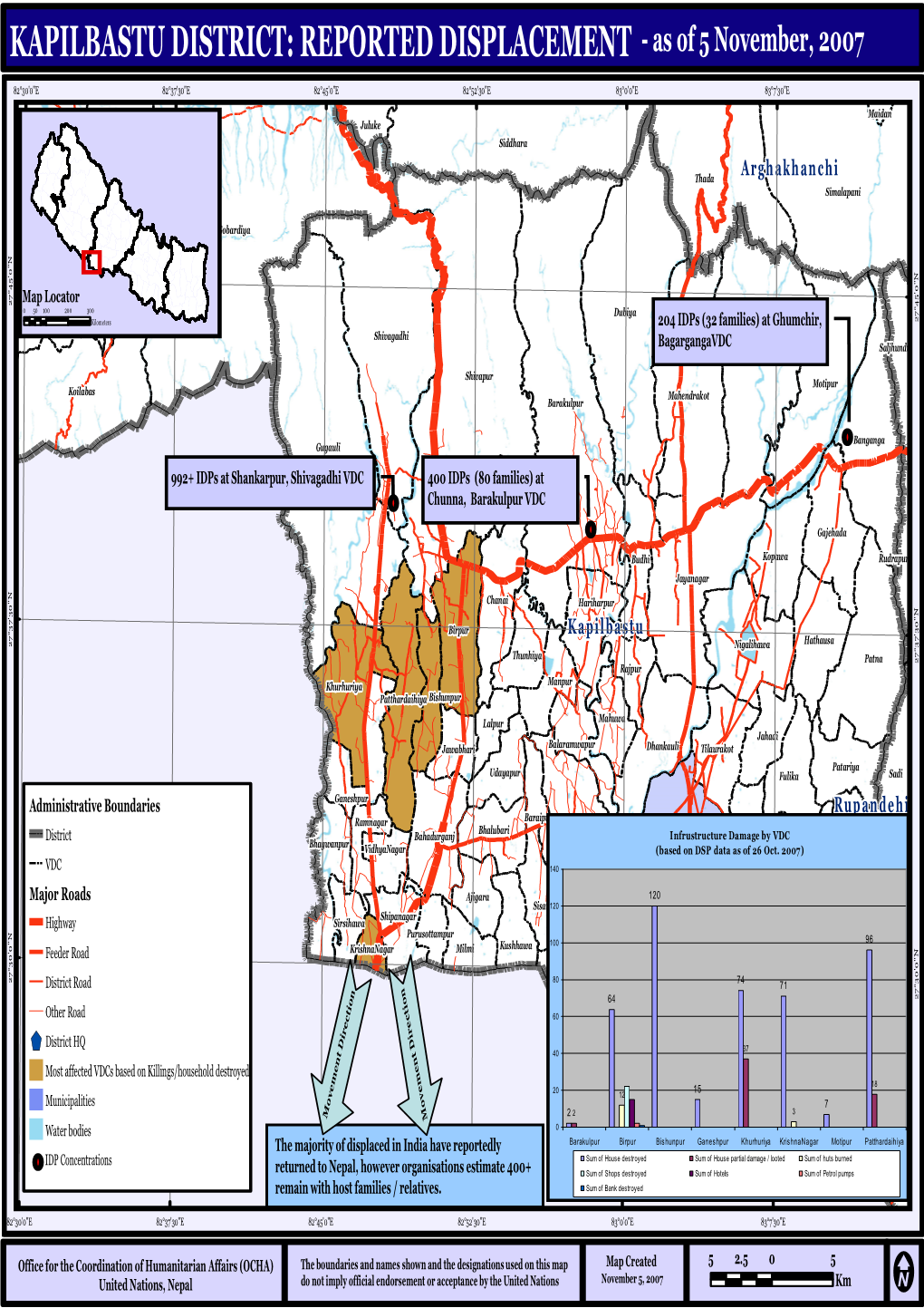 Displacemect of People from Terai District