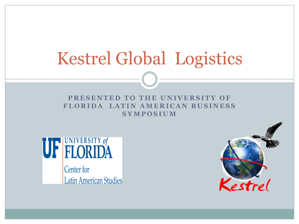 Kestrel Global Logistics