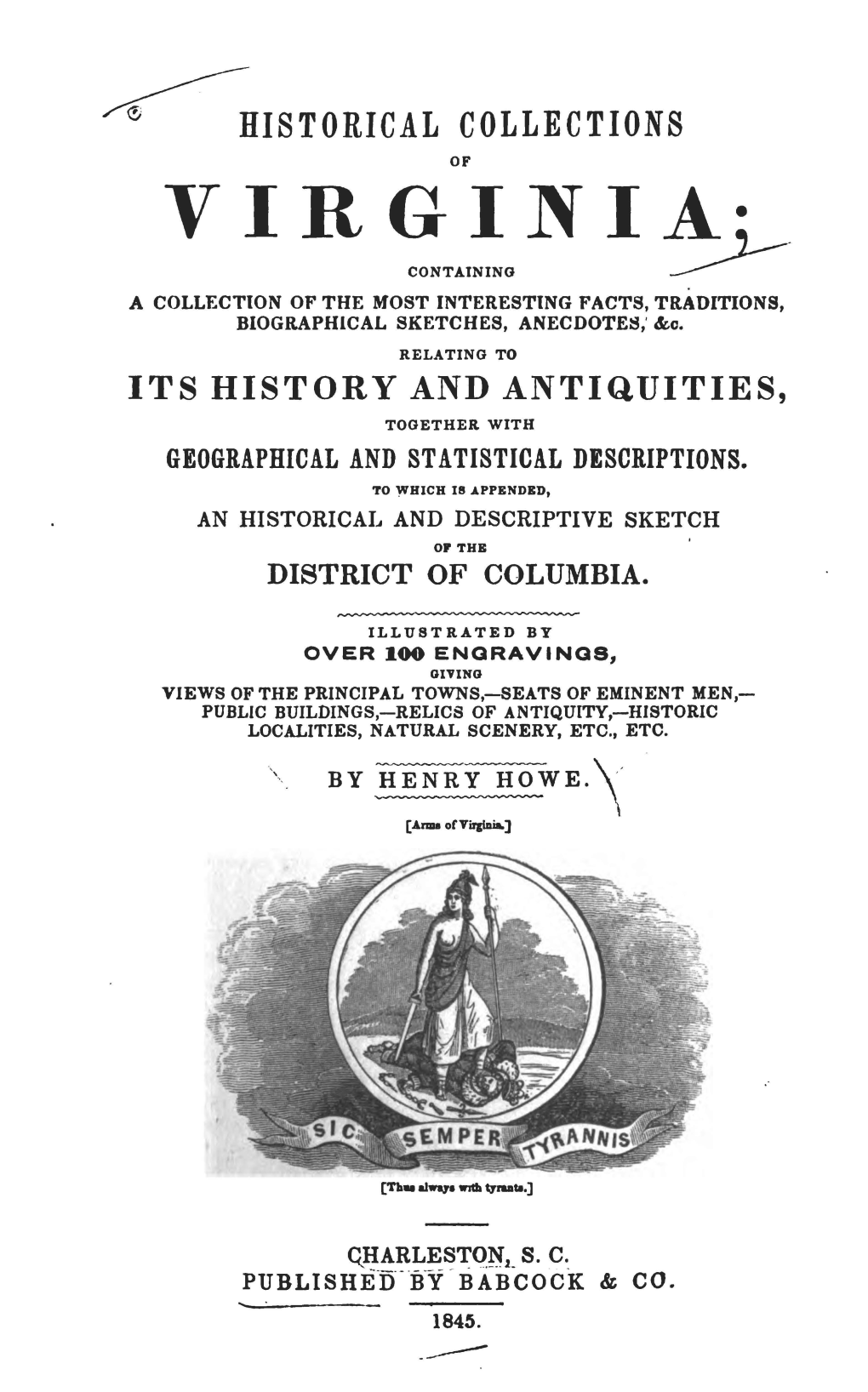 Historical Collections of Virginia