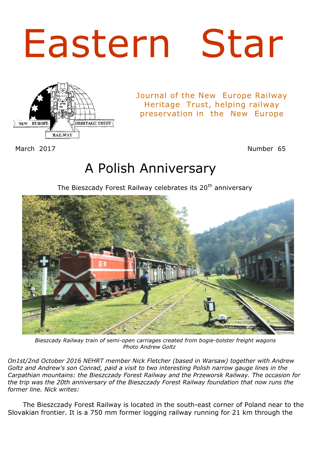 Number 65 a Polish Anniversary