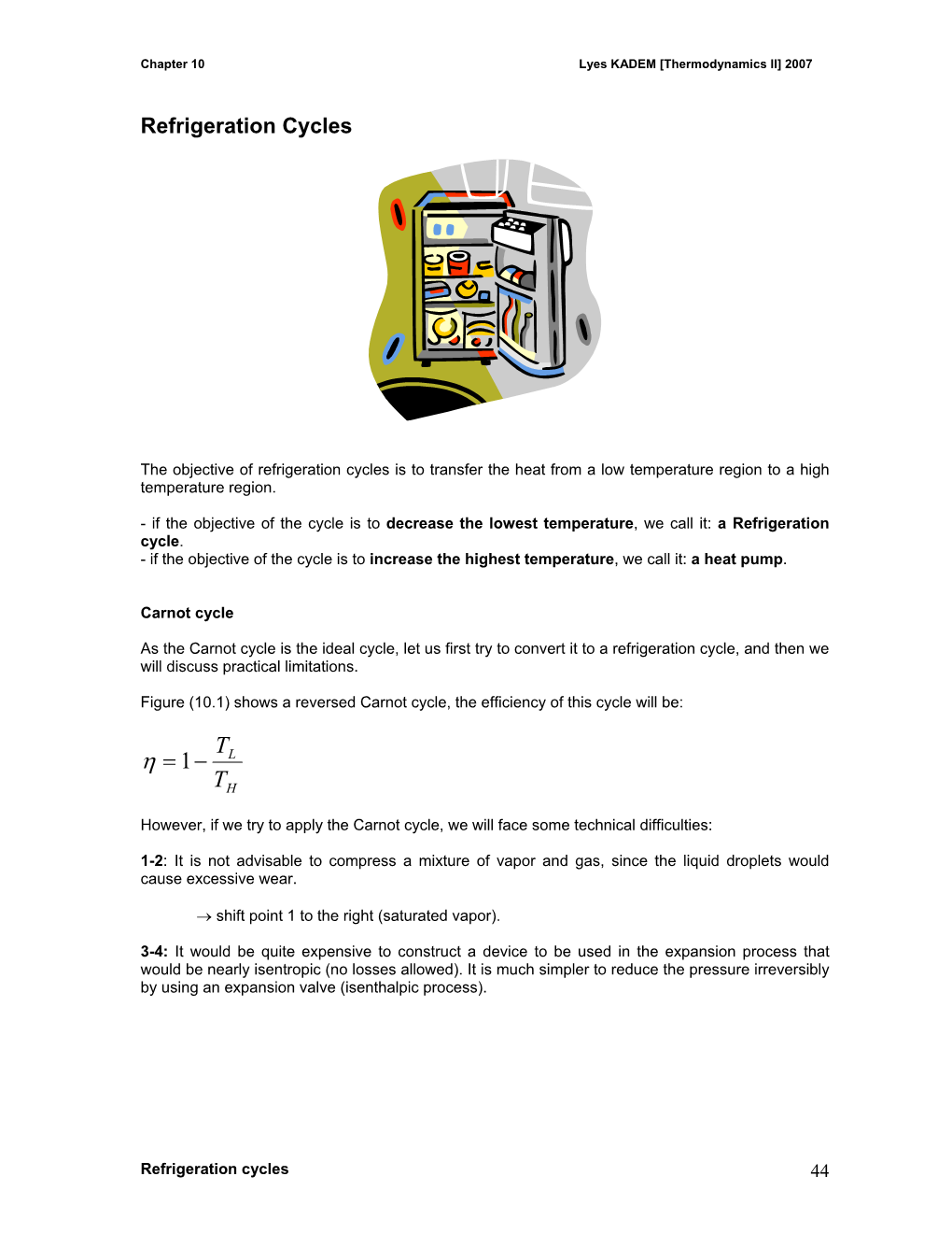 Second Law Analysis of Rankine Cycle