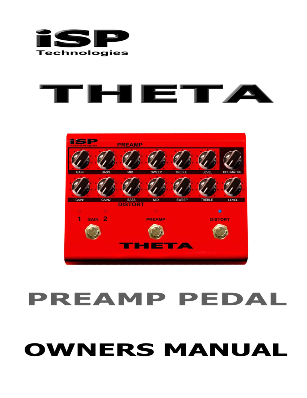 Theta Pre Amp Pedal