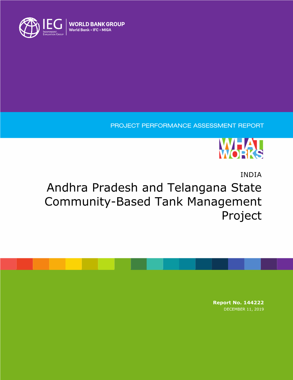 Andhra Pradesh and Telangana State Community-Based Tank Management Project