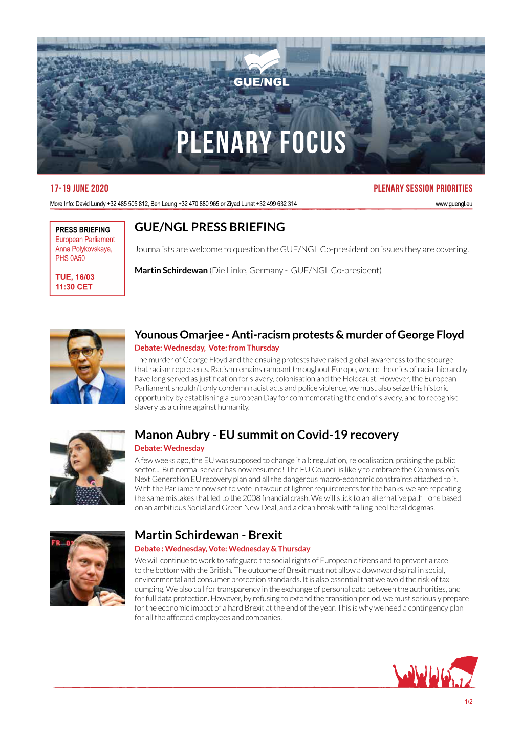 Plenary FOCUS