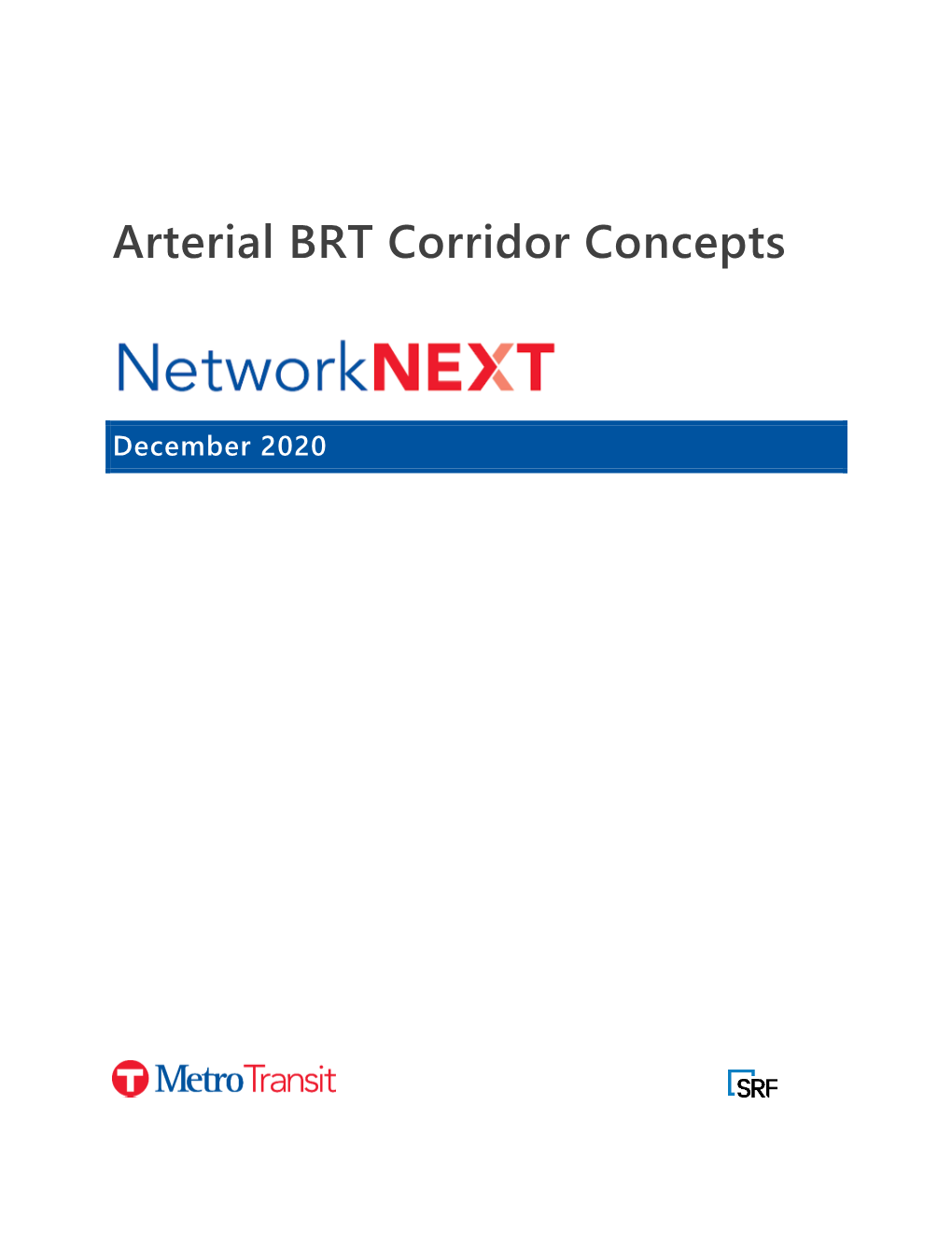 Arterial BRT Corridor Concepts