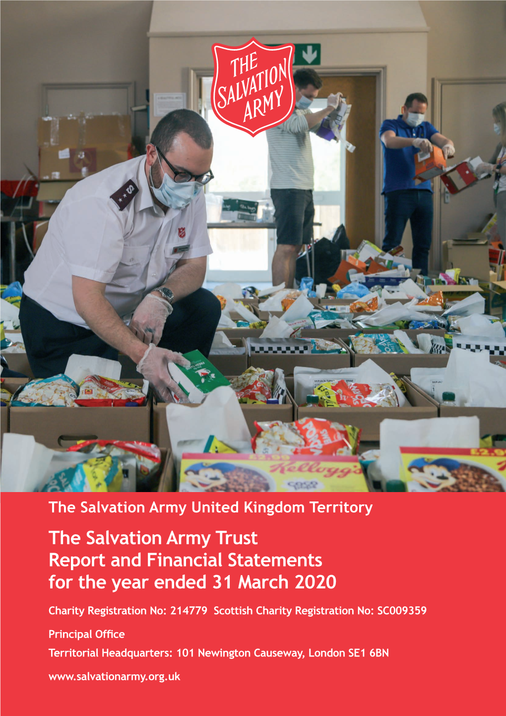 The Salvation Army Trust Report and Financial Statements for the Year Ended 31 March 2020