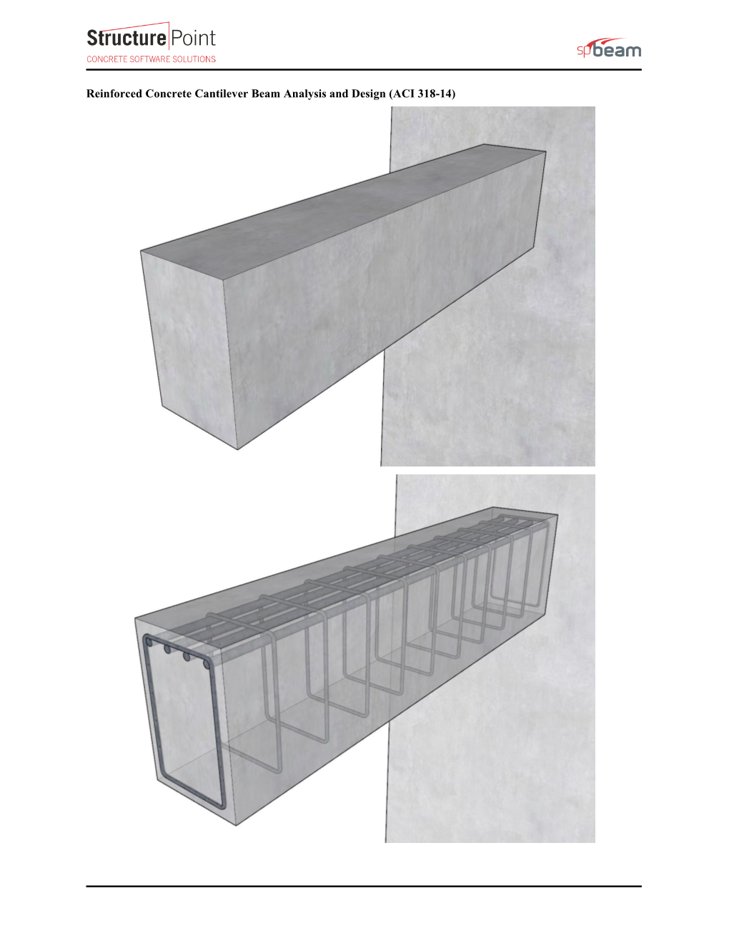 Reinforced Concrete Cantilever Beam Analysis and Design (ACI 318-14)