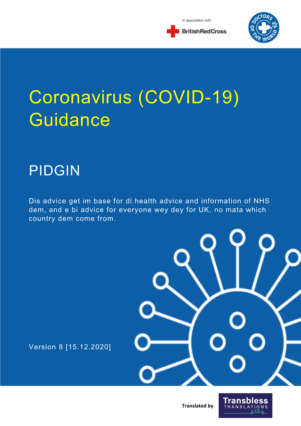 Coronavirus (COVID-19) Guidance