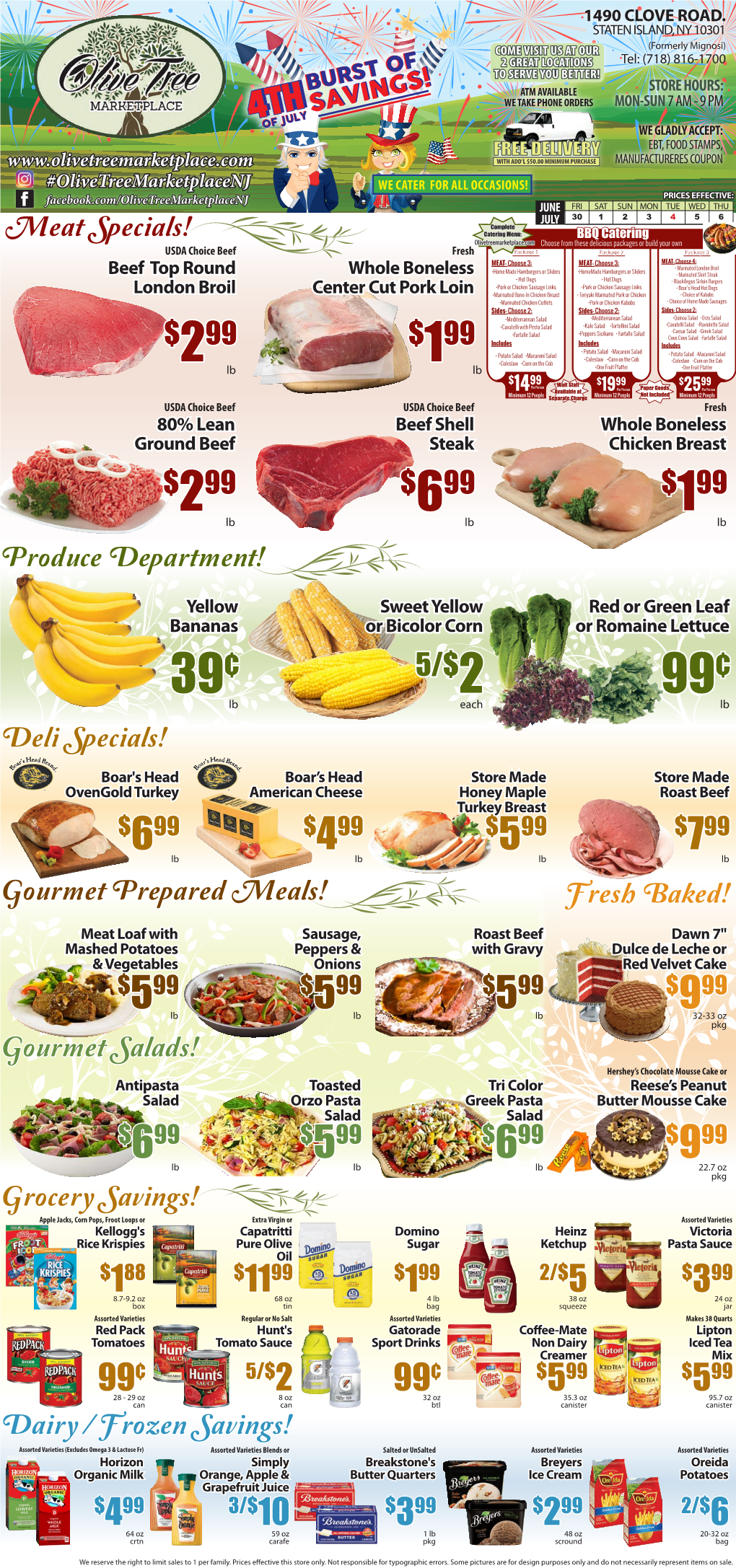 39¢ 5/$2 99¢ Lb Each Lb