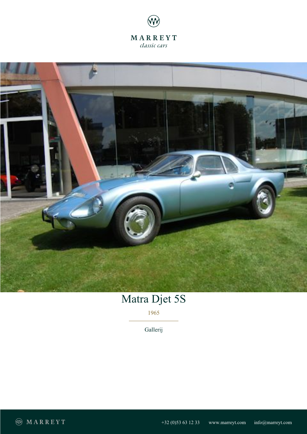 Matra Djet 5S 1965