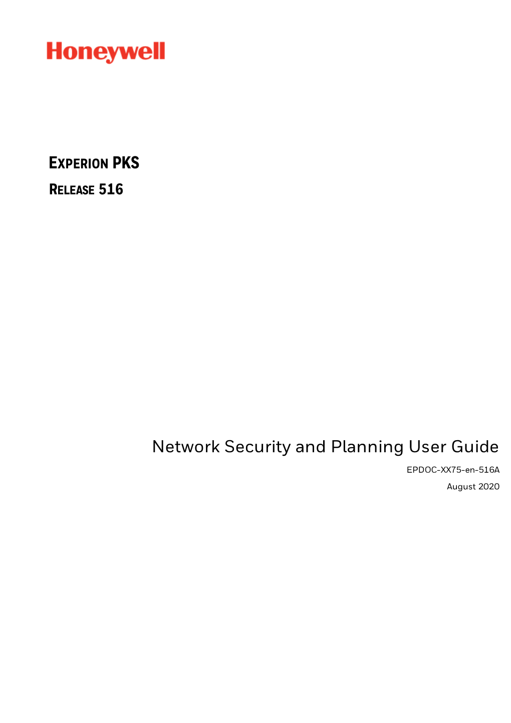 Network Security and Planning User Guide