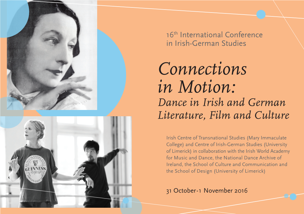 Connections in Motion: Dance in Irish and German Literature, Film and Culture