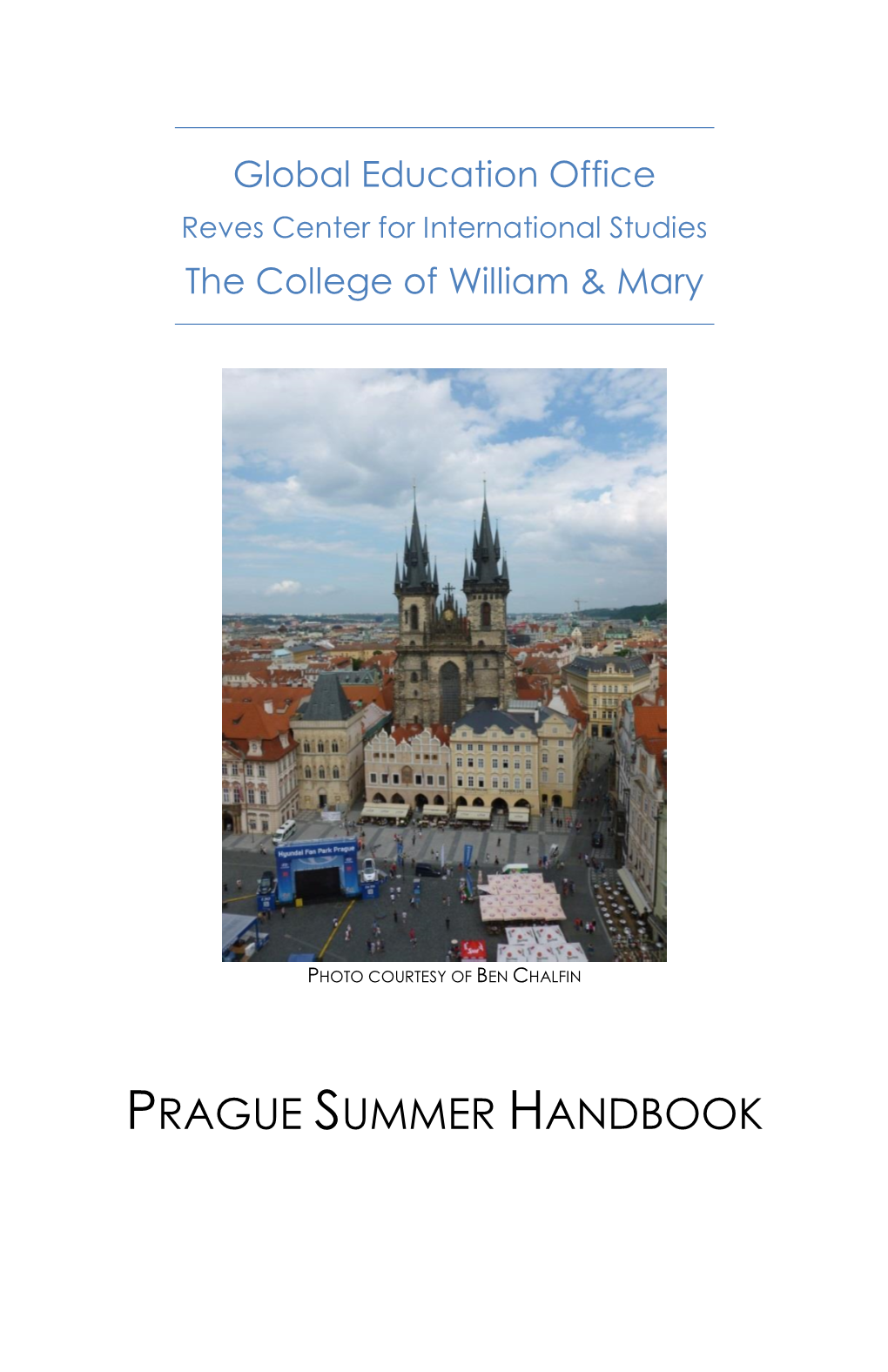 Prague Summer Handbook