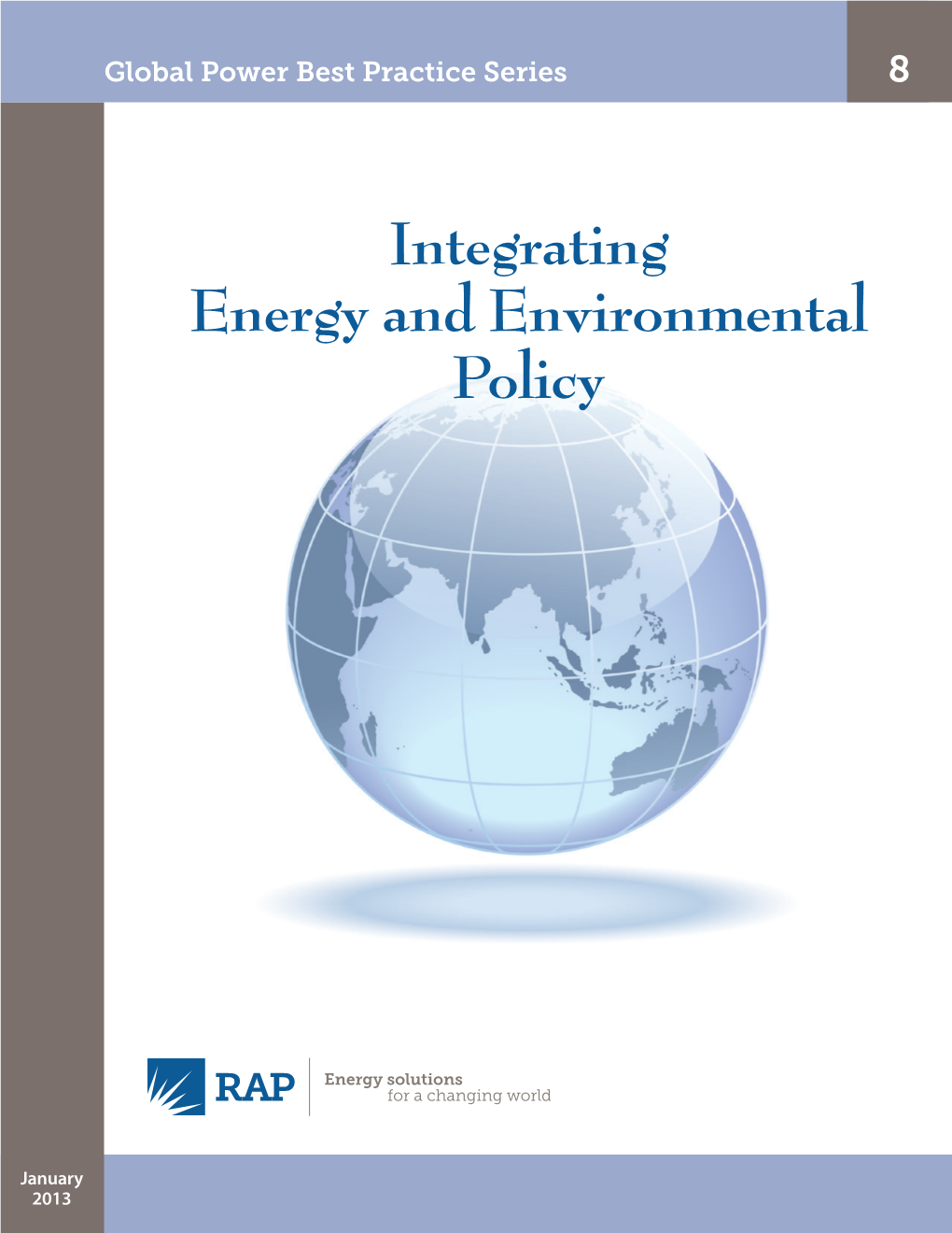 Integrating Energy and Environmental Policy