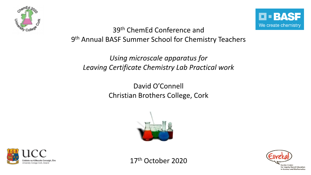 Microscale Chemistry Involves Doing Experiments on a Small Scale
