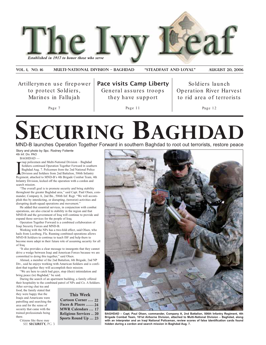 Securing Baghdad