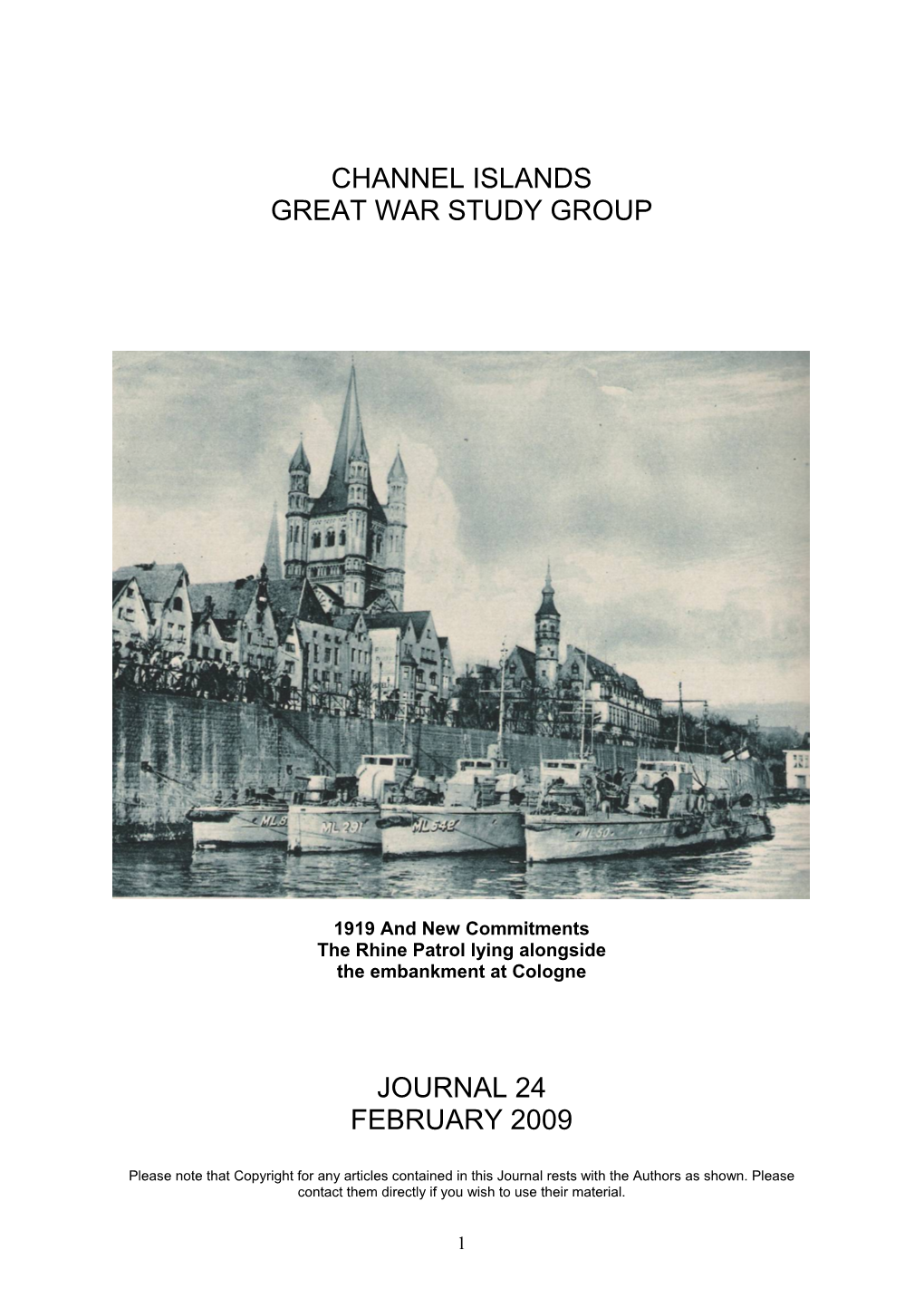 Channel Islands Great War Study Group