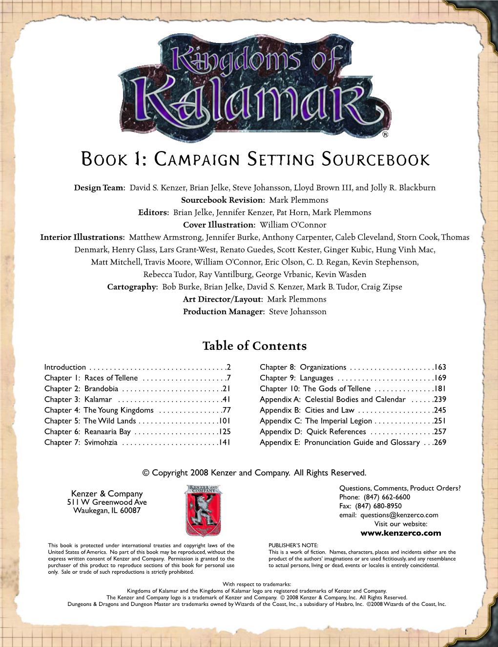 Kingdoms of Kalamar (4Th Ed.) Preview