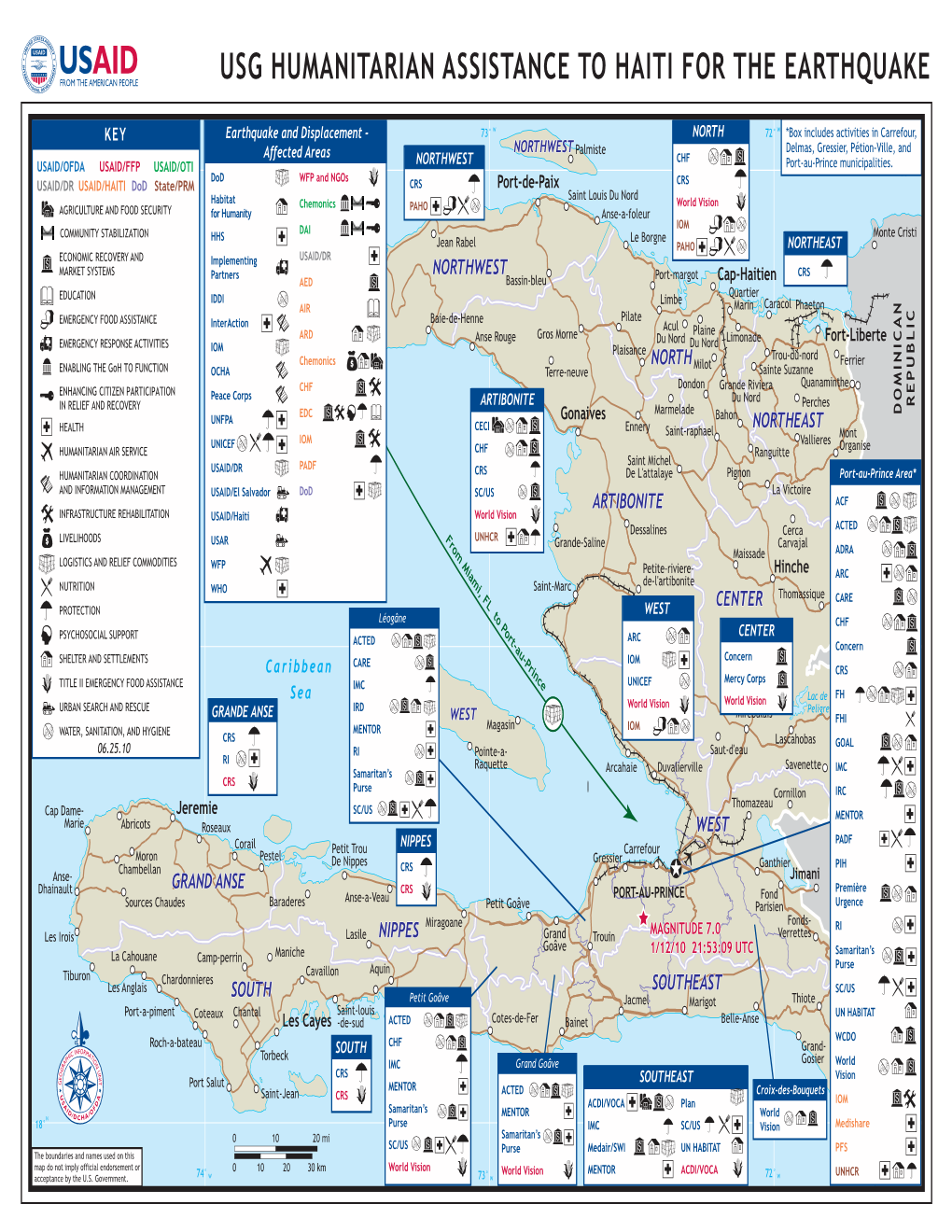 USAID/OFDA Haiti Earthquake Program Maps