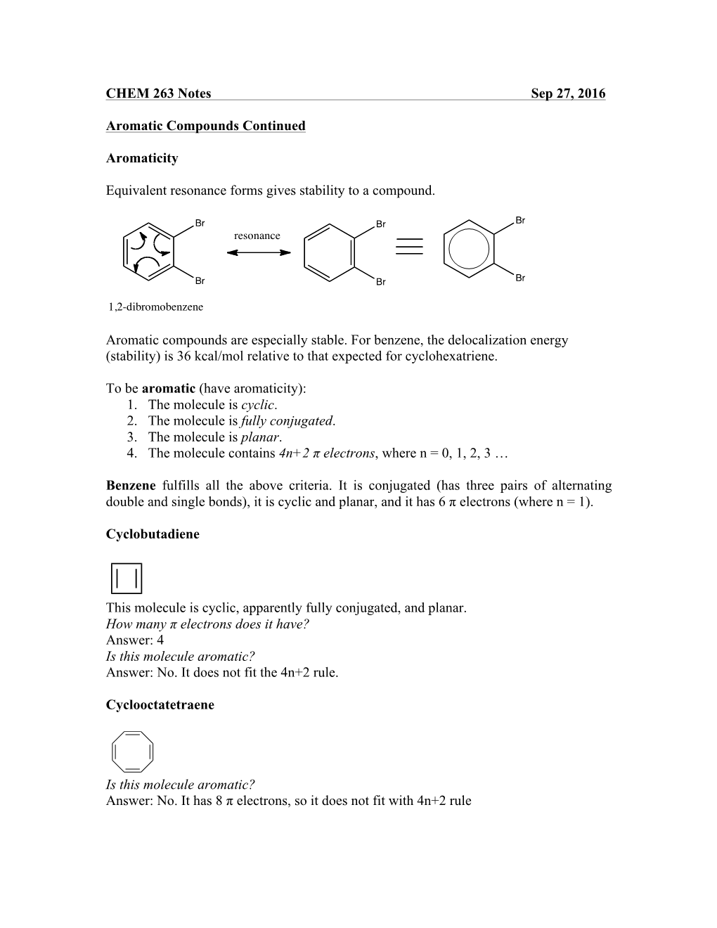 CHEM 263 Notes Sep 27, 2016