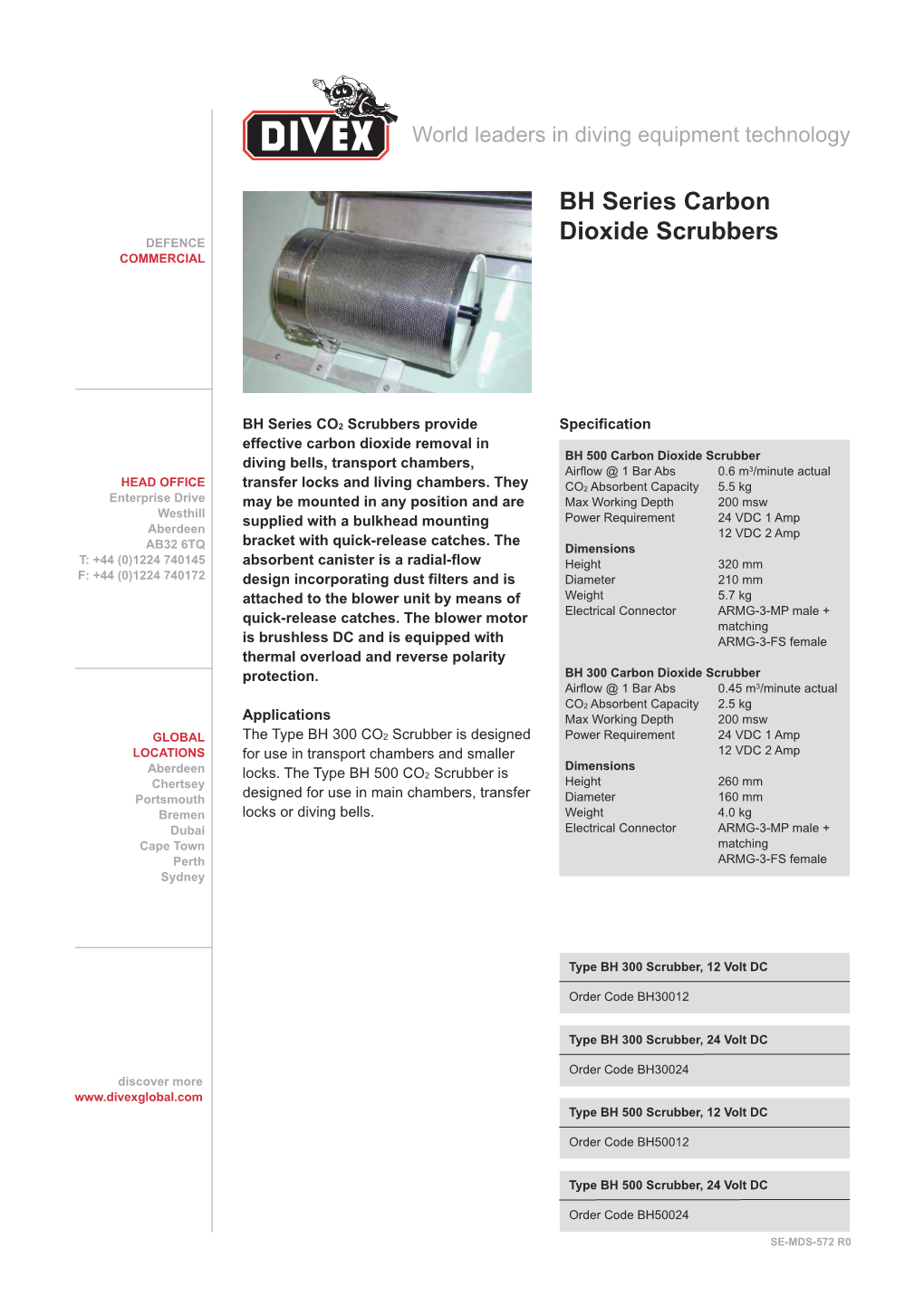 BH Series Carbon Dioxide Scrubbers