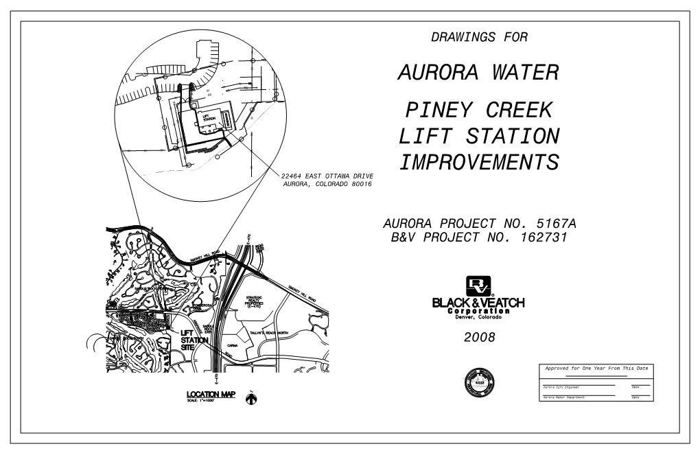 Aurora Water Piney Creek Lift Station Improvements