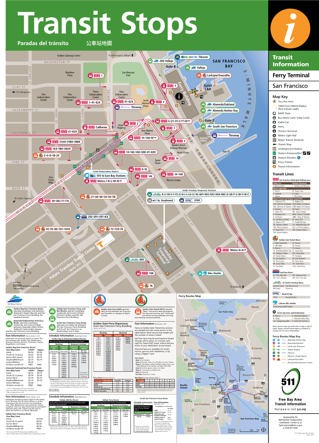 Ferry Terminal San Francisco Transit Information