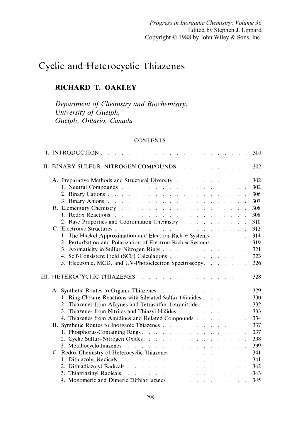 Cyclic and Heterocyclic Thiazenes