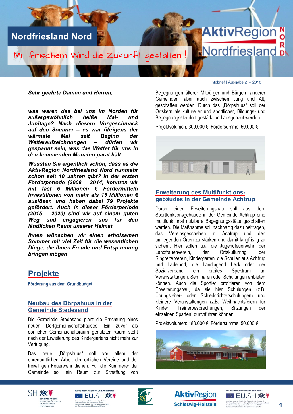 Infobrief Aktivregion Nordfriesland