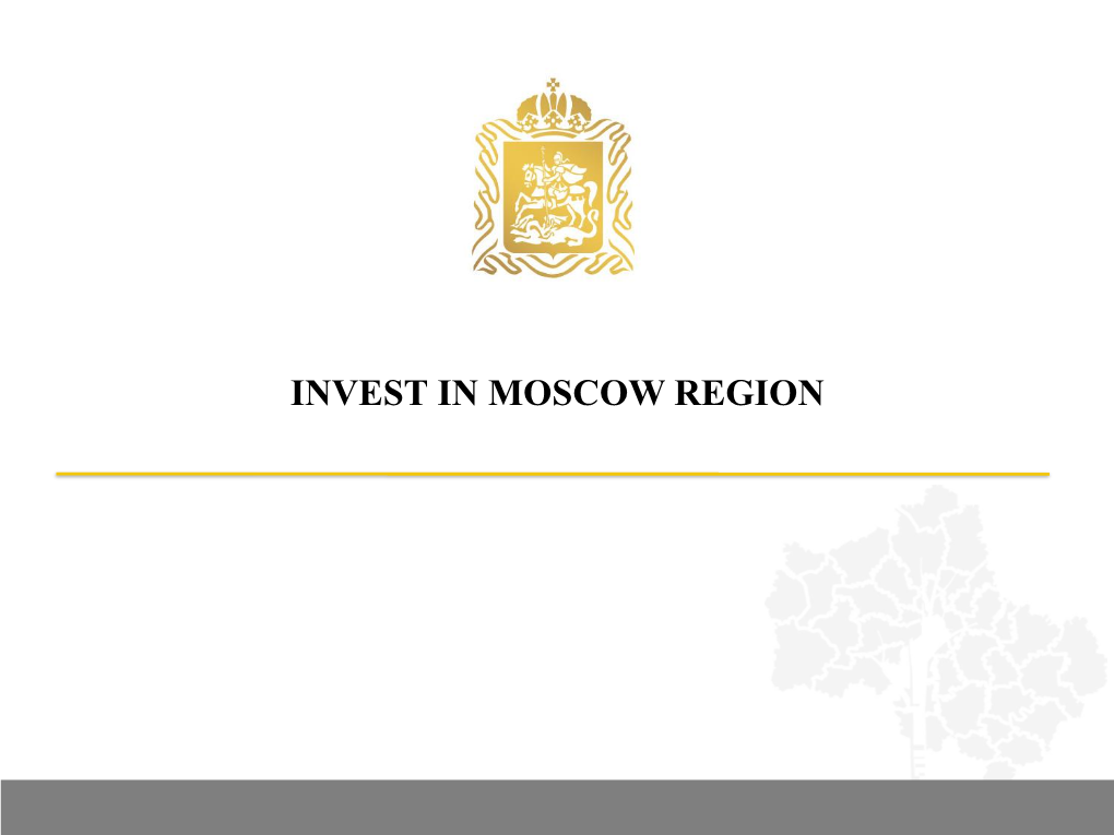 Invest in Moscow Region