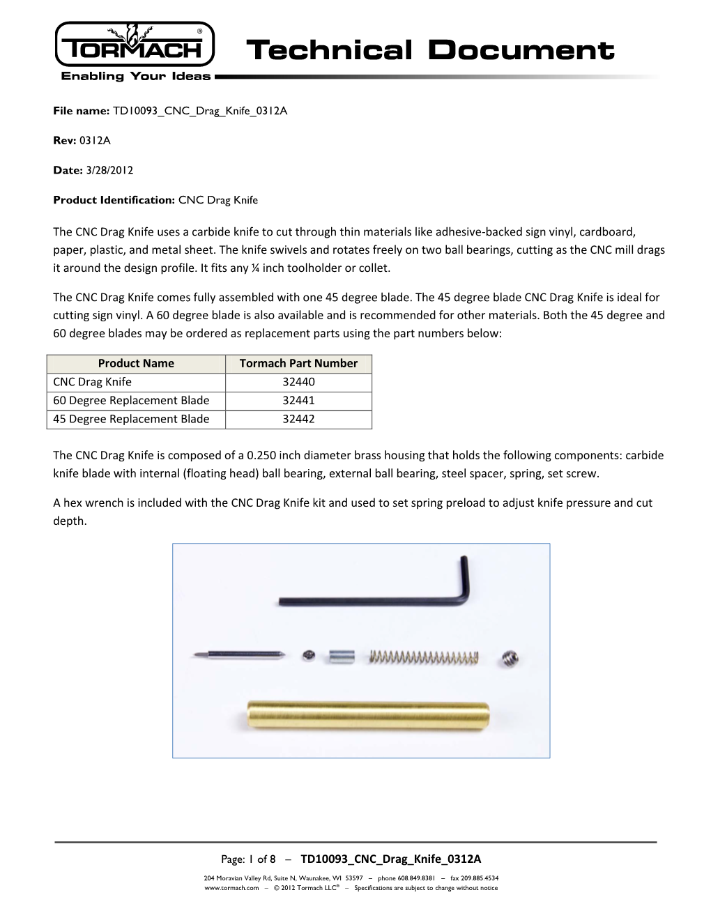 TD10093 CNC Drag Knife 03