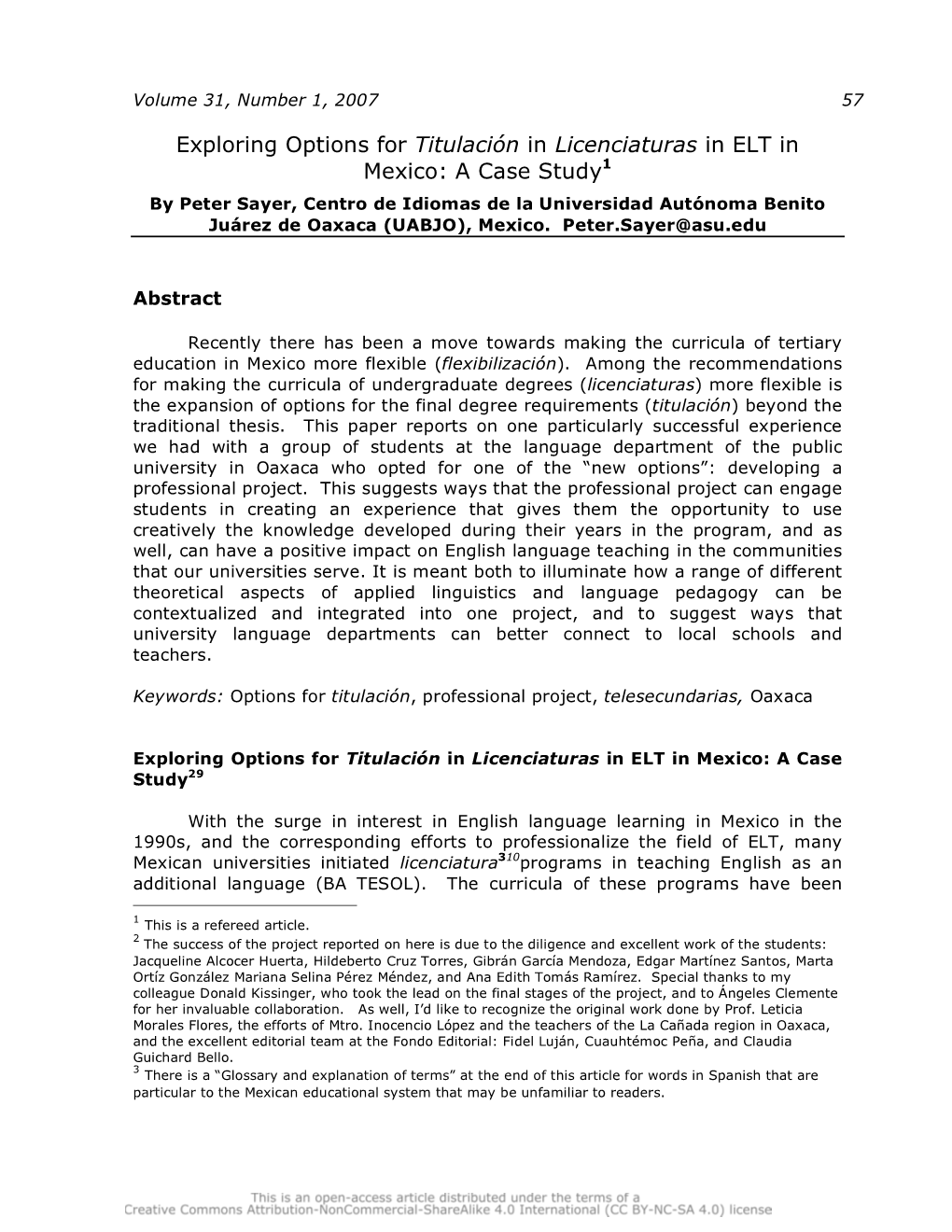 Exploring Options for Titulación in Licenciaturas in ELT in Mexico