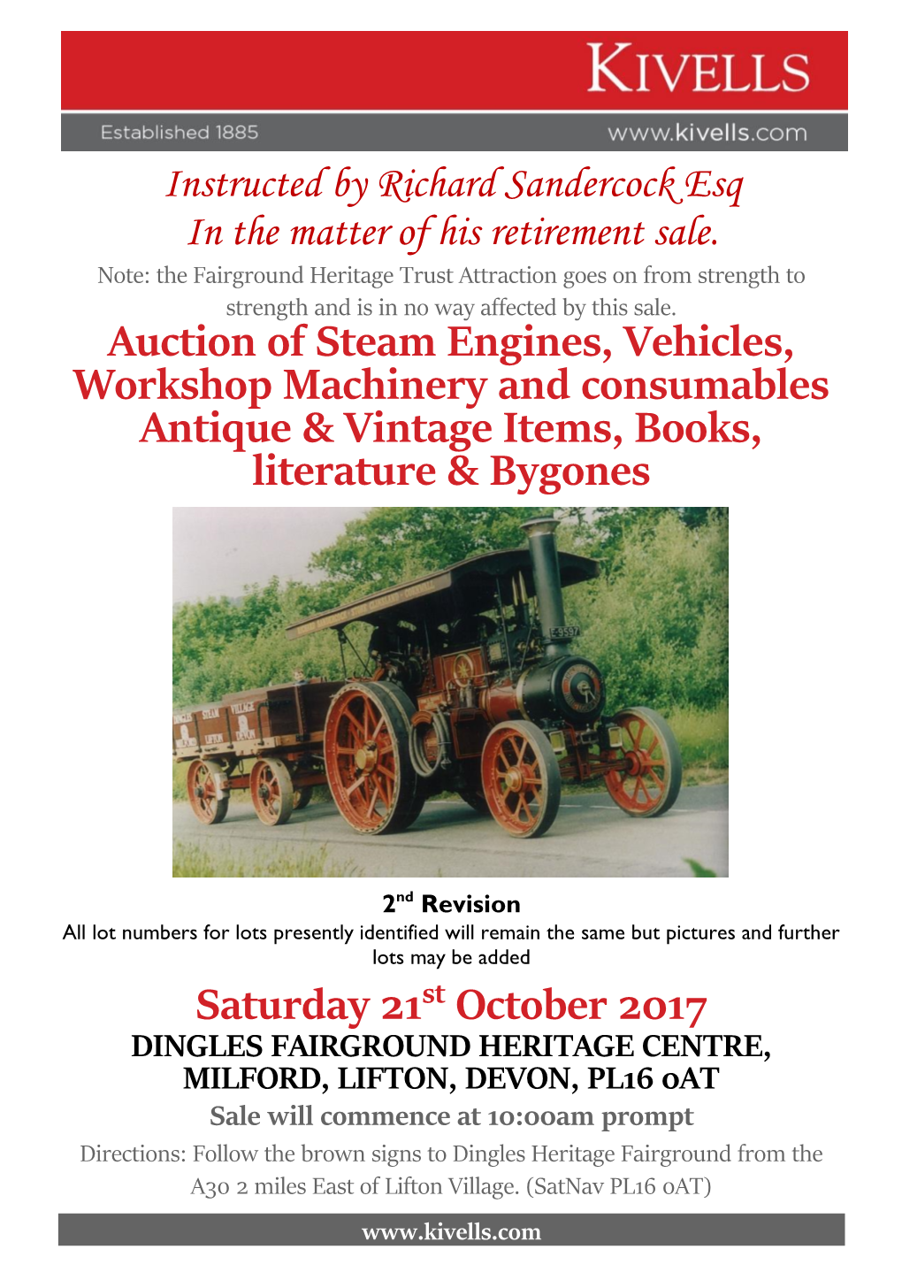 Auction of Steam Engines, Vehicles, Workshop Machinery and Consumables Antique & Vintage Items, Books, Literature & Bygones