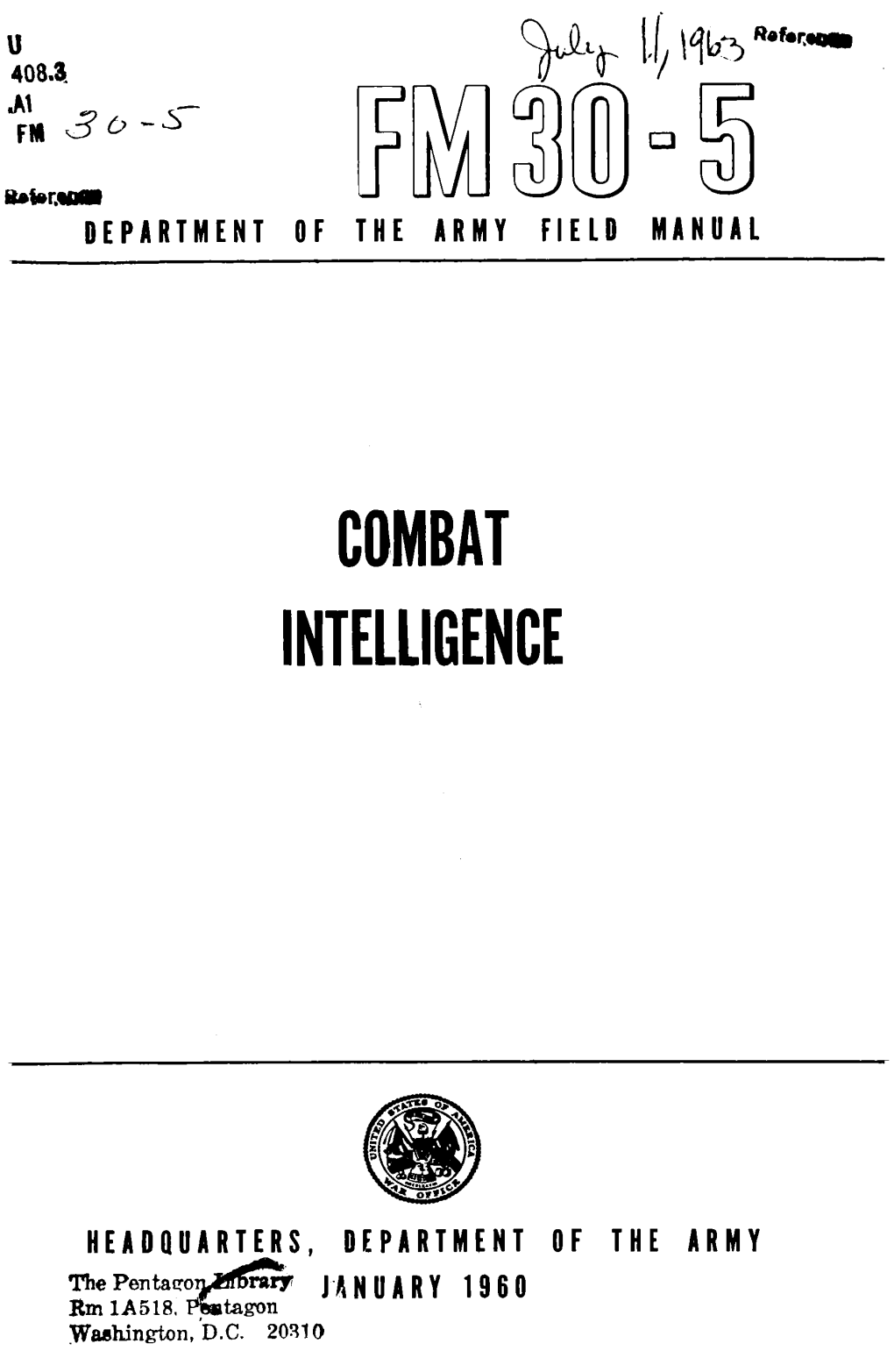 Combat Intelligence