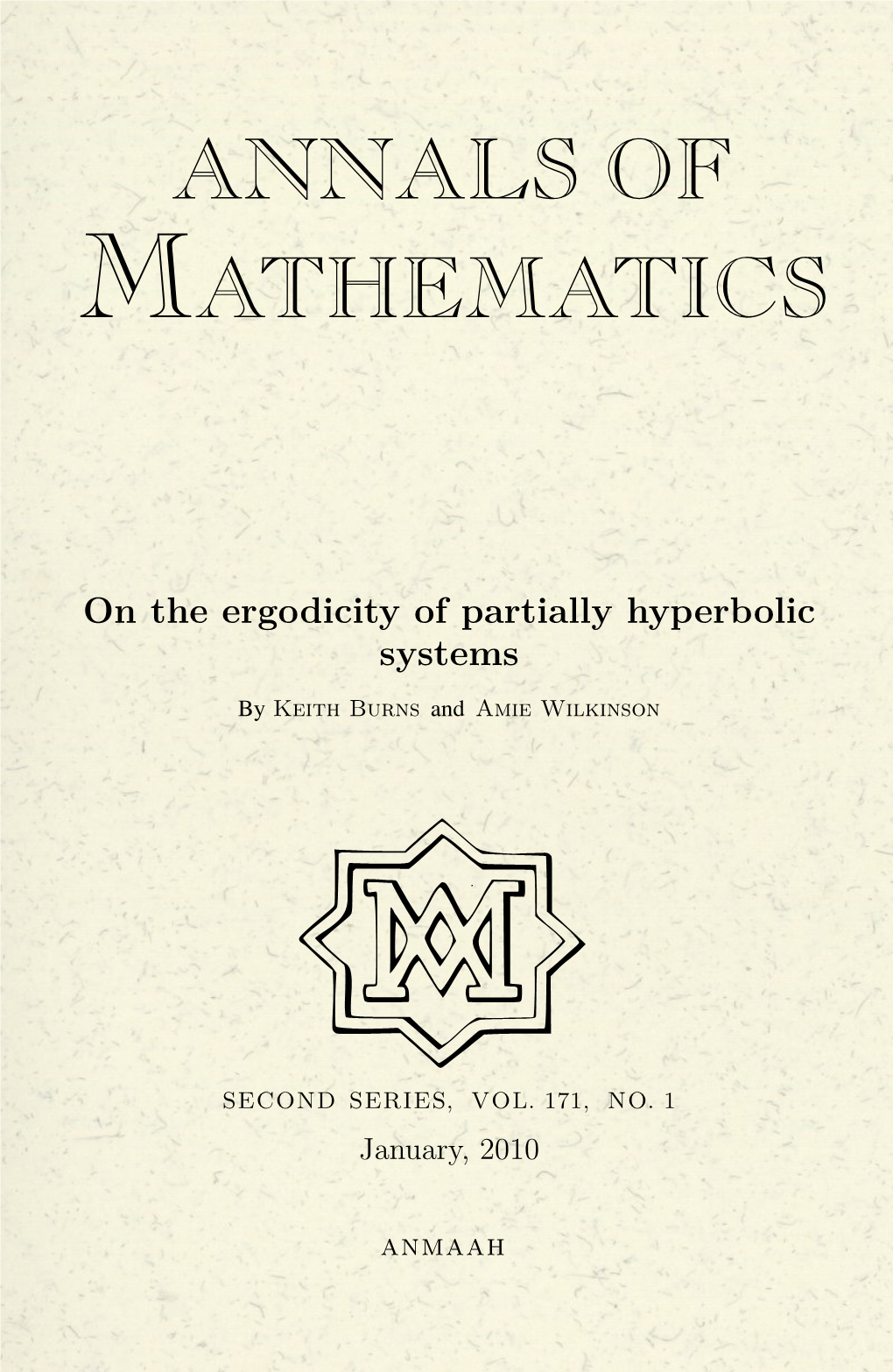 On the Ergodicity of Partially Hyperbolic Systems