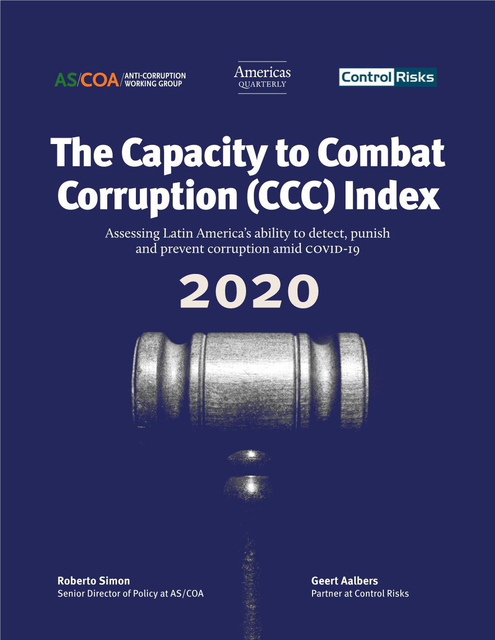 The Capacity to Combat Corruption (CCC)Index