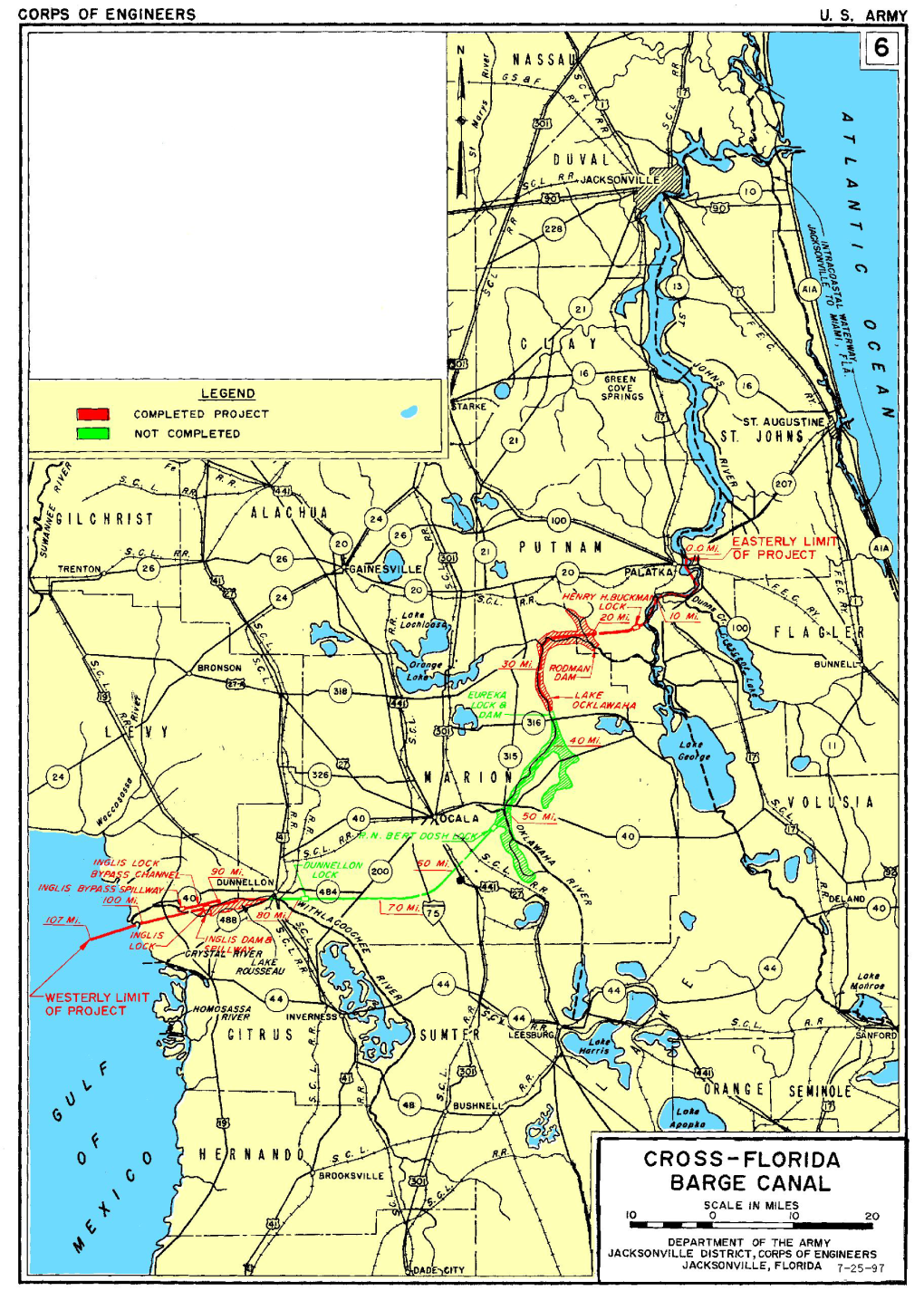 Geohydrology of the Cross-Florida Barge Canal Area with Special Reference to the Ocala Vicinity